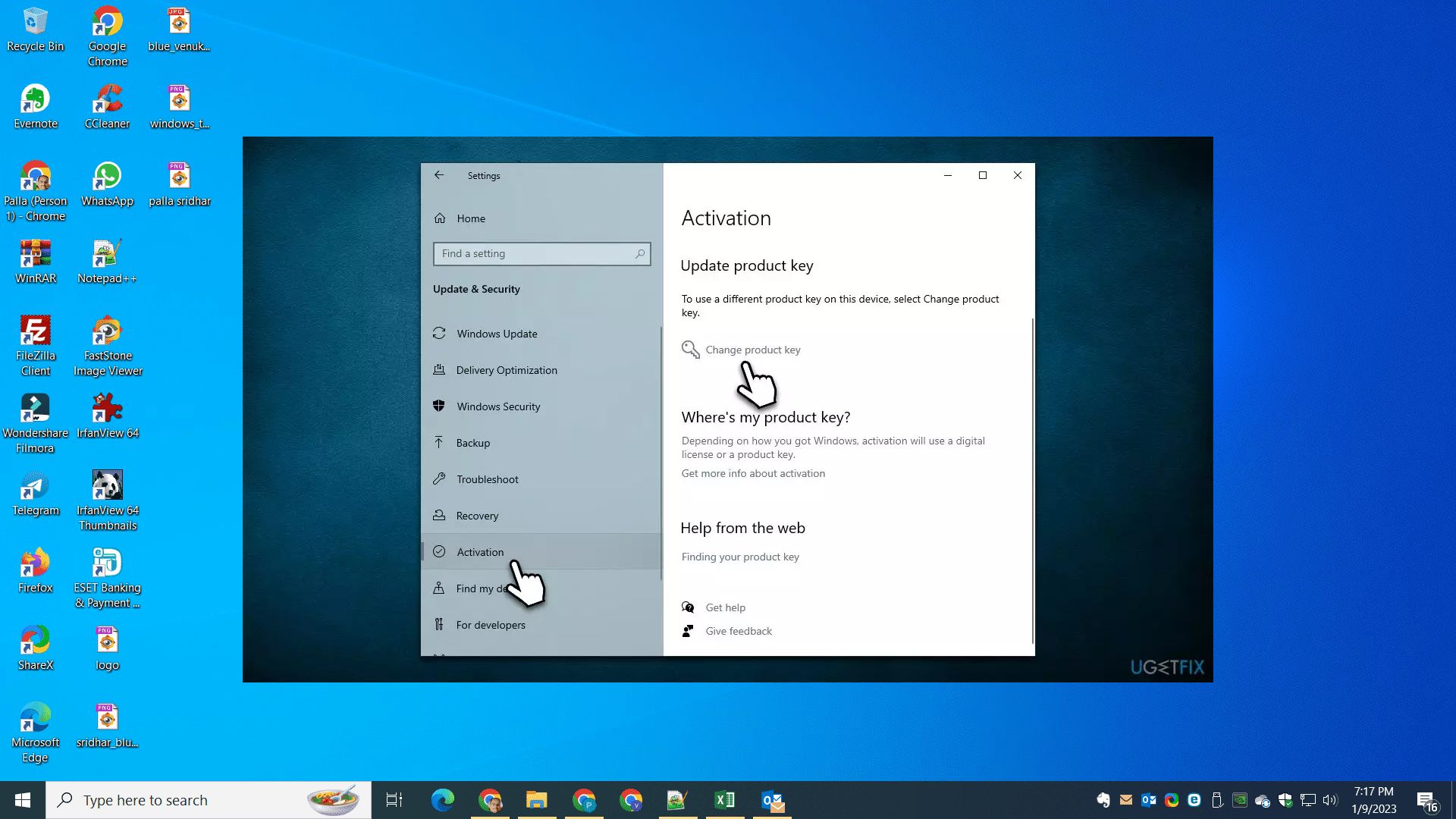 Fix Windows 11/10 Activation Error 0xc004f211 - Device has changed 4 Update Product Key Windows