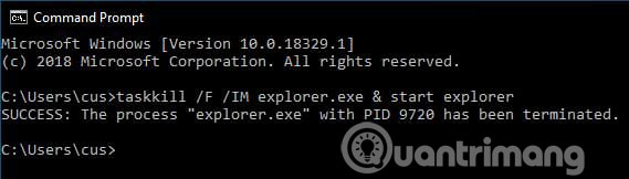 Fix Windows Explorer Keep Crashing - File Explorer in Windows 11/10 6 Restart Windows Explorer Manually