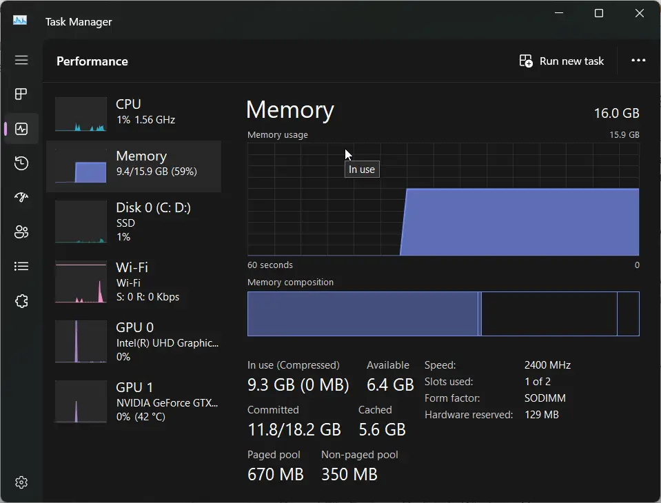 Common Causes and 6 General Fixes for High Memory Usage after Windows 10/11 Update 1 Windows 11 Memory Usage