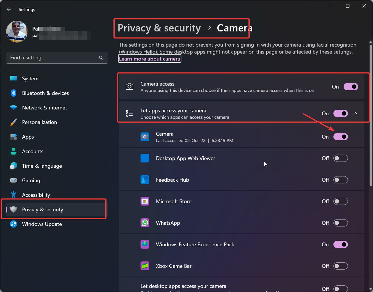 How to Fix Camera App Error Code 0xa00f4244 in Windows 11/10 2 Camera Error 0Xa00F4244