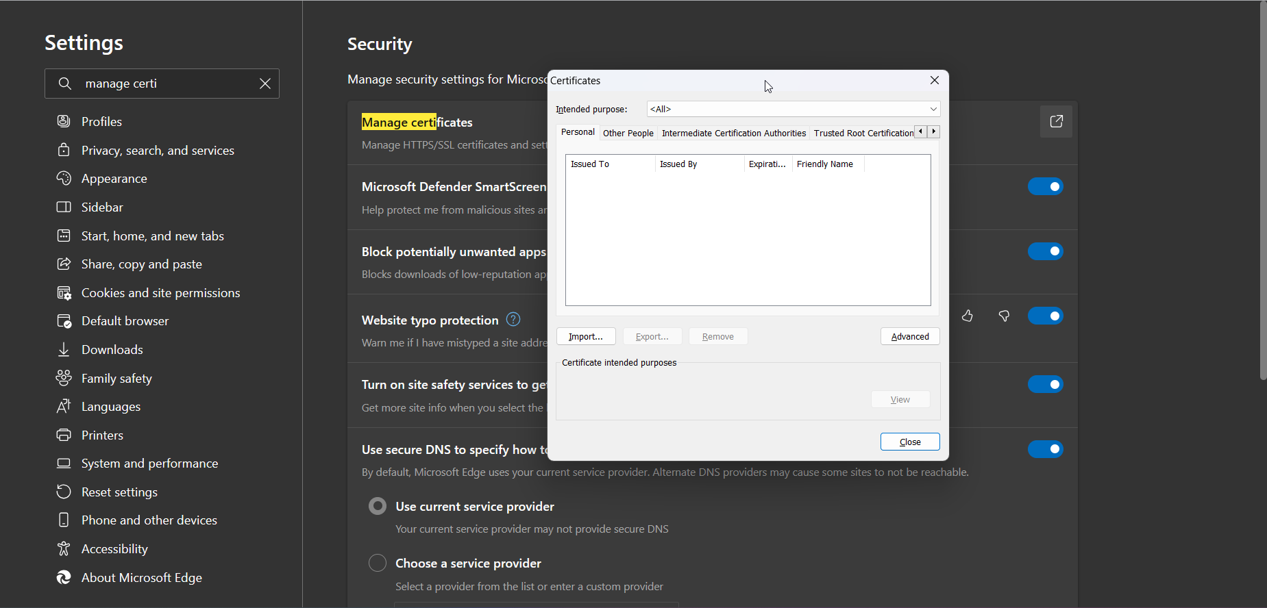 How to Fix Connection Not Secure in Microsoft Edge - 12 Working Solutions 8 certificate security ms edge