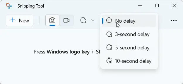 How to Capture Drop Down Menu Screenshot in Windows 11 or 10? 4 snipping tool delay screenshot windows 11
