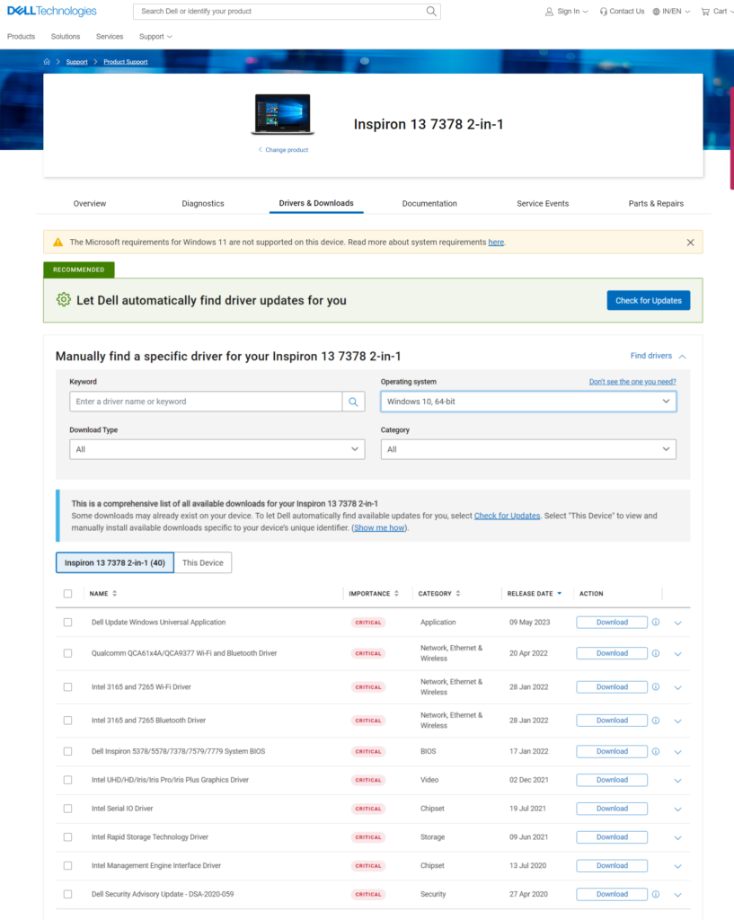 dell bluetooth driver windows 11