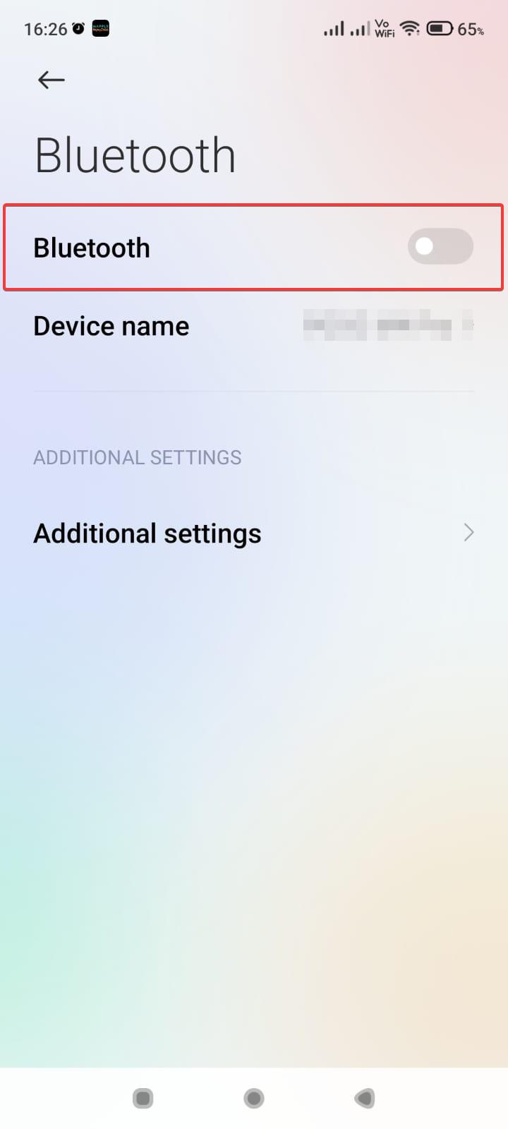 Fix Redmi 12c Bluetooth Problem 3 Turn Off On Bluetooth Redmi 12C
