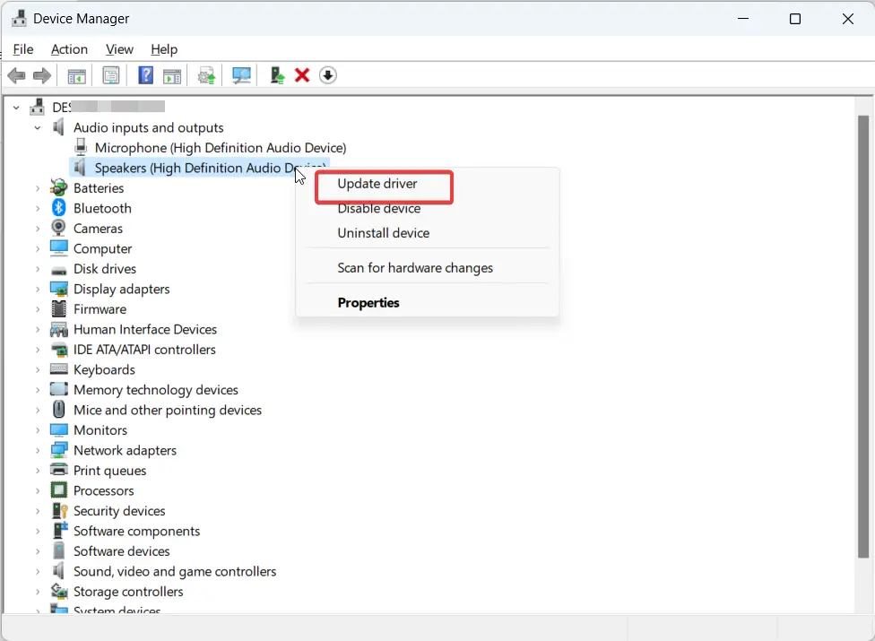 5 Solutions to No Sound on Laptop 1 update audio driver laptop
