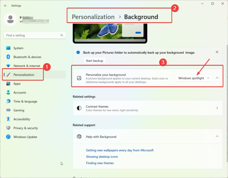 Cure Windows 11 Spotlight not Working in latest Build