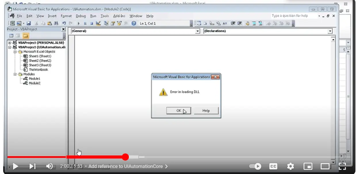 Fix Error in Loading DLL in Excel 365 1 Error In Loading Dll Excel 365