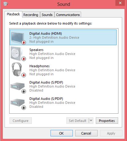 How to Fix Digital HDMI Audio Issues? 2 hdmi audio not plugged in