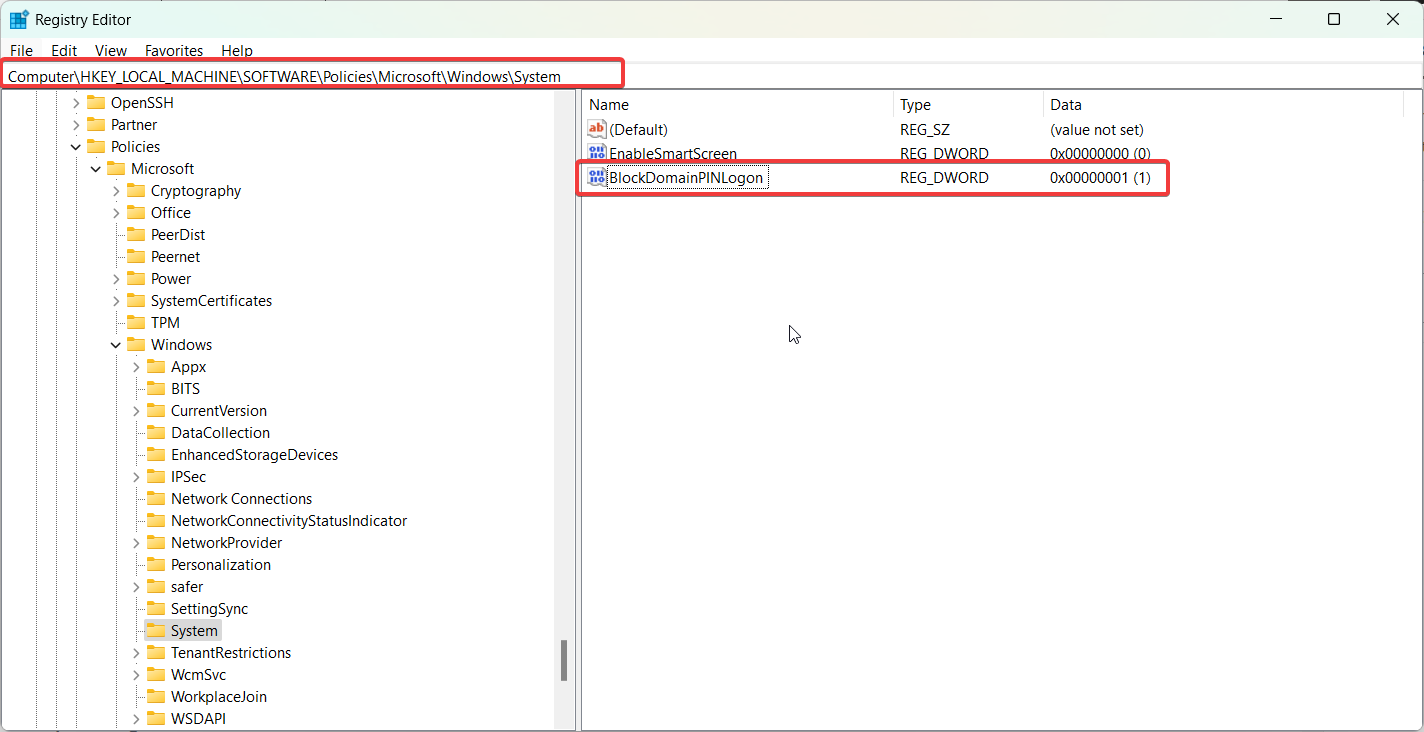 Turn OFF pIN Login in Windows 11 2 Registry Disable Pin Windows 11