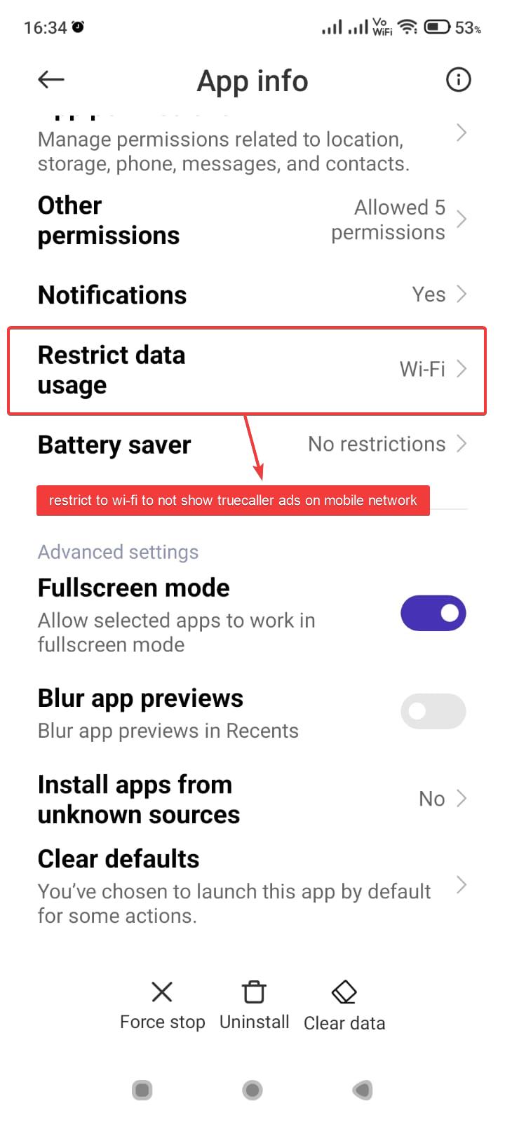 How to Block Ads in Truecaller Free 4 Restrict Data Usage Android