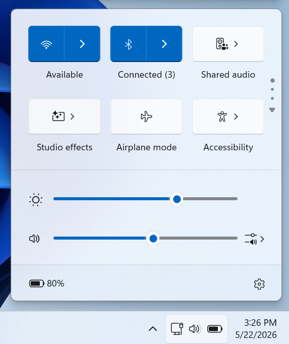 shared audio windows 11