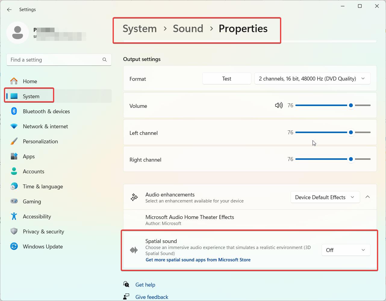 Simple Way to listen Sound through Multiple Audio Outputs in Windows 11 2 Spatial Sound Off Windows 11