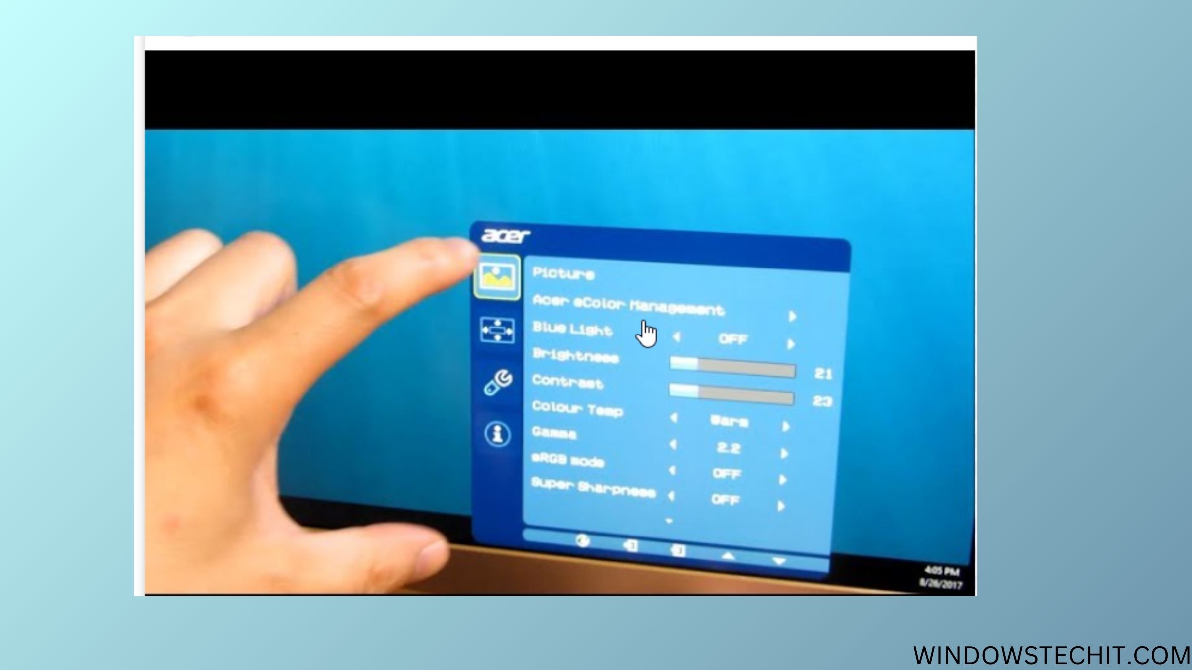 Fix Acer Monitor Has No sound through HDMI - 10 Solutions 1 Acer Monitor Settings