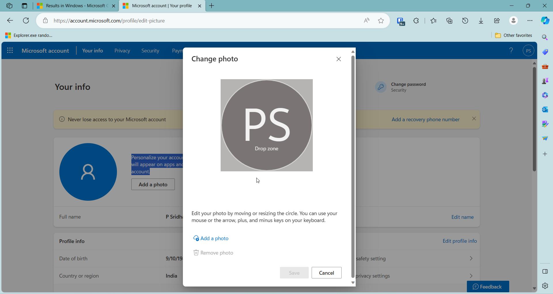 How to Change Your Profile Picture in Outlook 3 upload photo outlook web microsoft