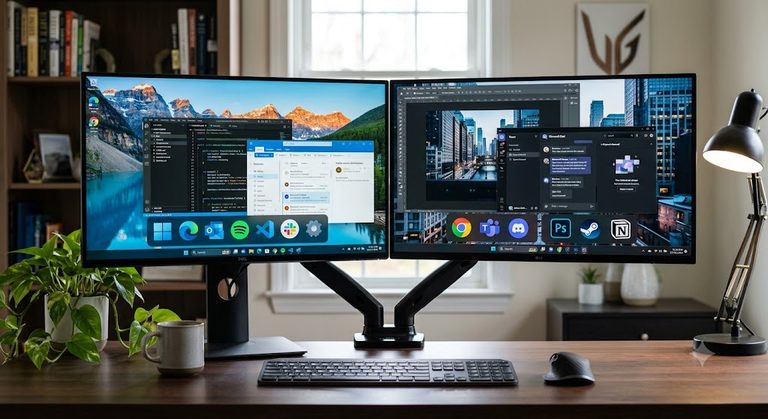 How to Display Taskbar on Multiple Displays Windows 11/10
