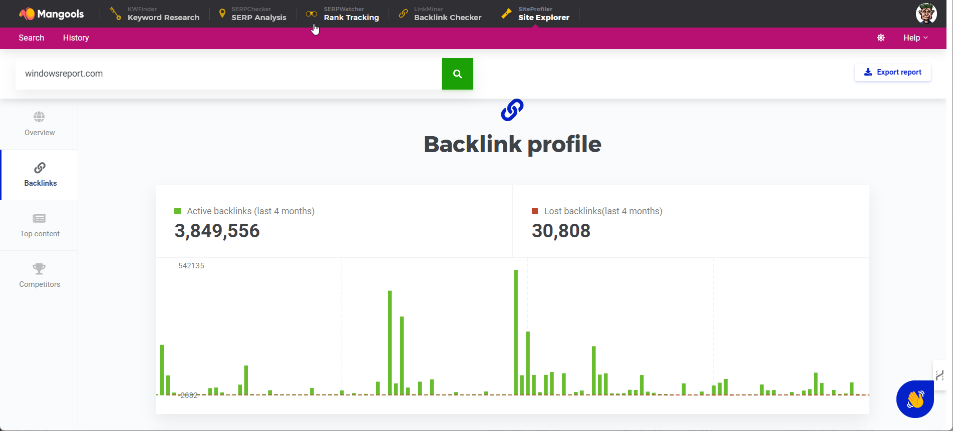 Effortlessly Boost Your SEO with Mangools SiteProfiler 2 backlink profile siteprofiler