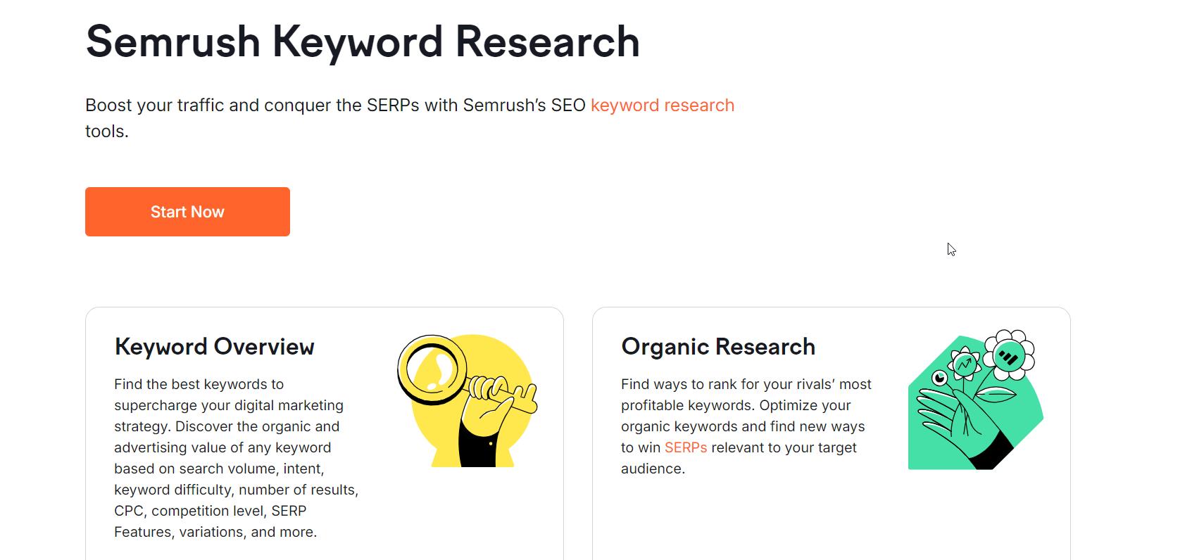 KWFinder vs SEMrush - 10 Key Differences 3 semrush keyword research