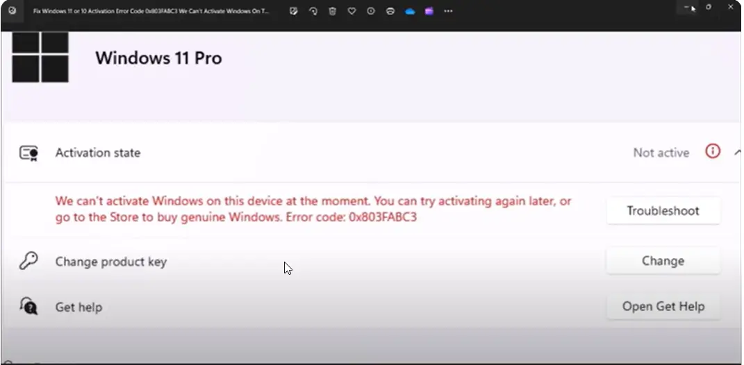 5 Effective Methods to Overcome 0xC004C003 in Windows 11 1 0Xc004C003 Error Code