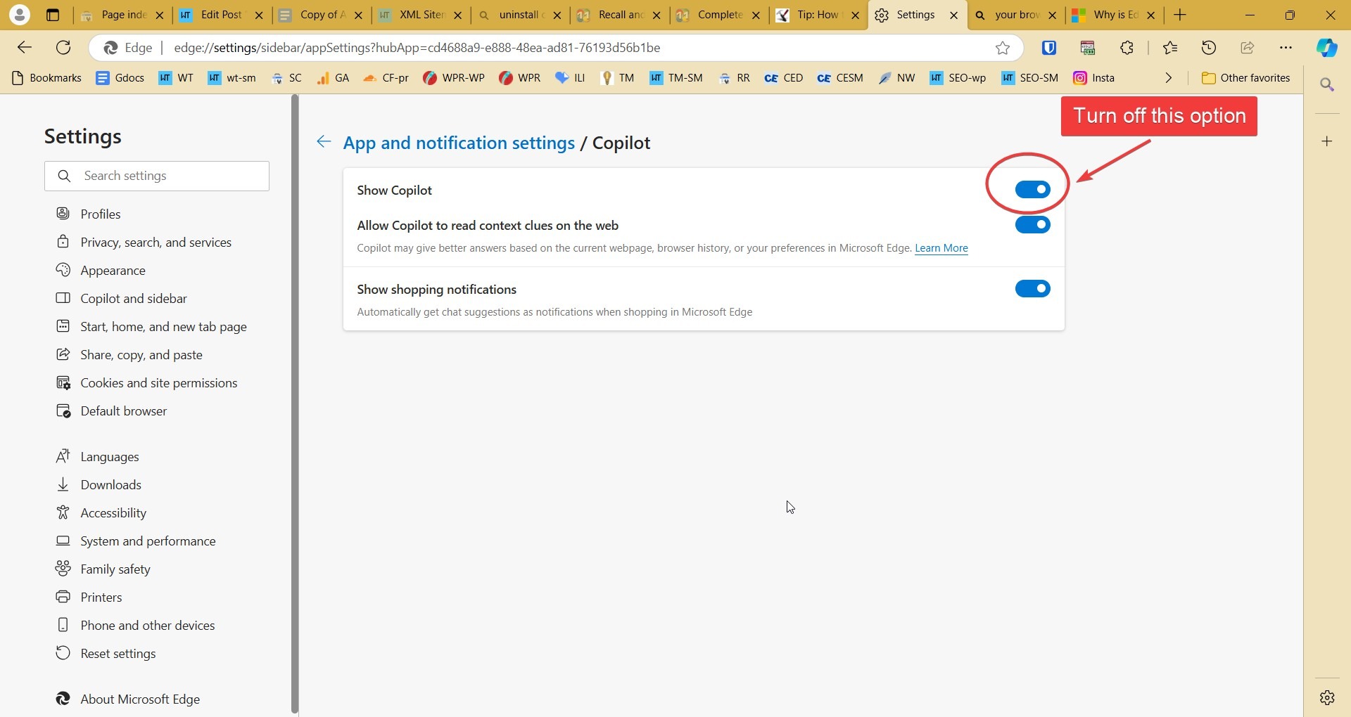 4 Simple Ways to Disable Copilot in Edge after 24H2 update 5 Turn Off Copilot Edge