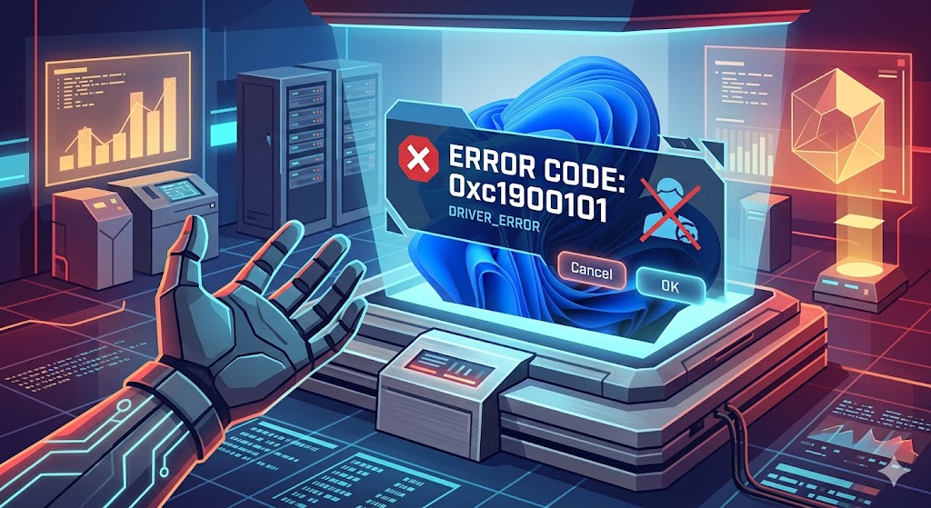 0xc1900101 driver error