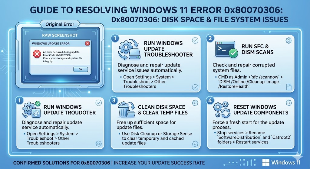 0x80070306 error code fix in windows 11 solutions