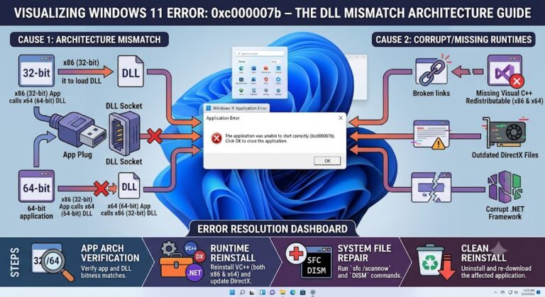 Which DLL Causes 0xc000007b? The Complete Diagnostic Guide (2026)