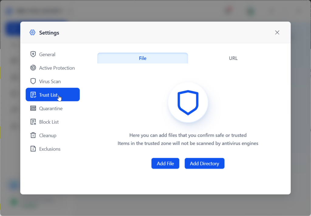 av trust list controlled folder access windows 11