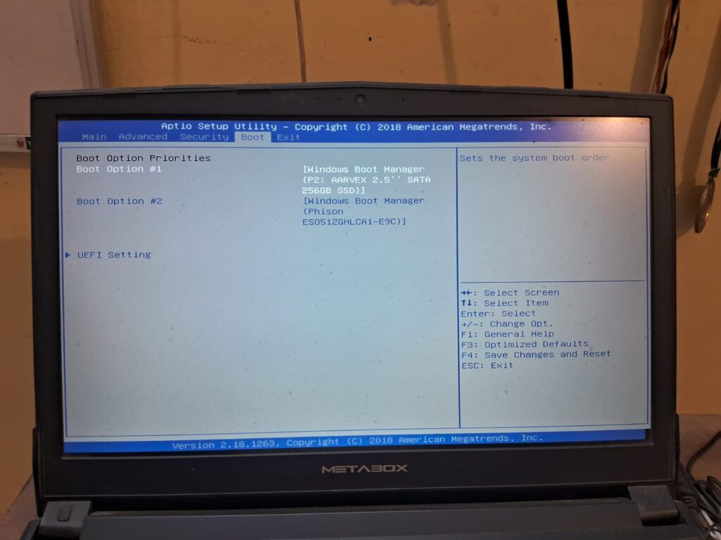 boot options windows 11