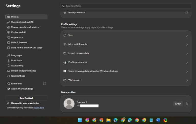 How to Change the Default Account in Microsoft Edge (2 Accounts Explained)