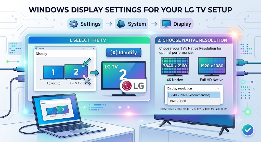 typical lg tv resolution setup