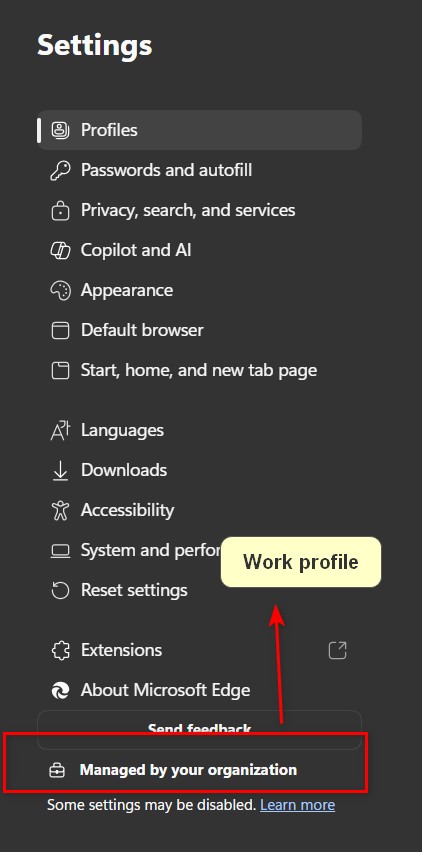 work edge profile