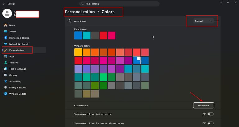change taskbar color windows 11 customization