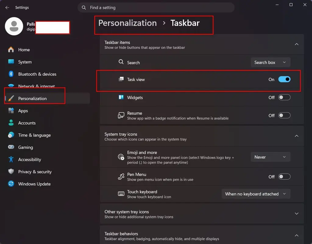 task view multiple desktops