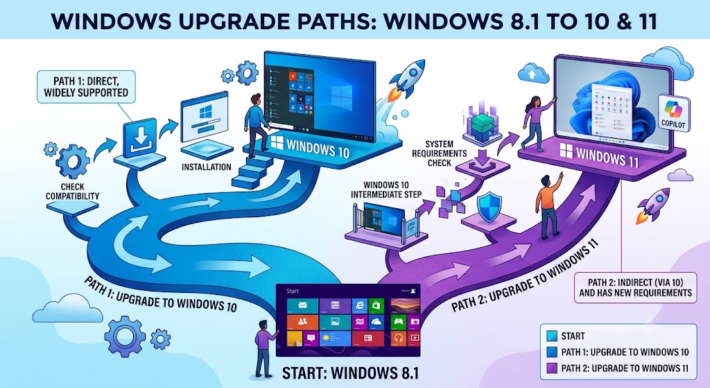 upgrade windows 8 1 to 10 11