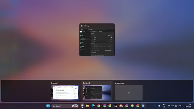 windows 11 multiple desktops