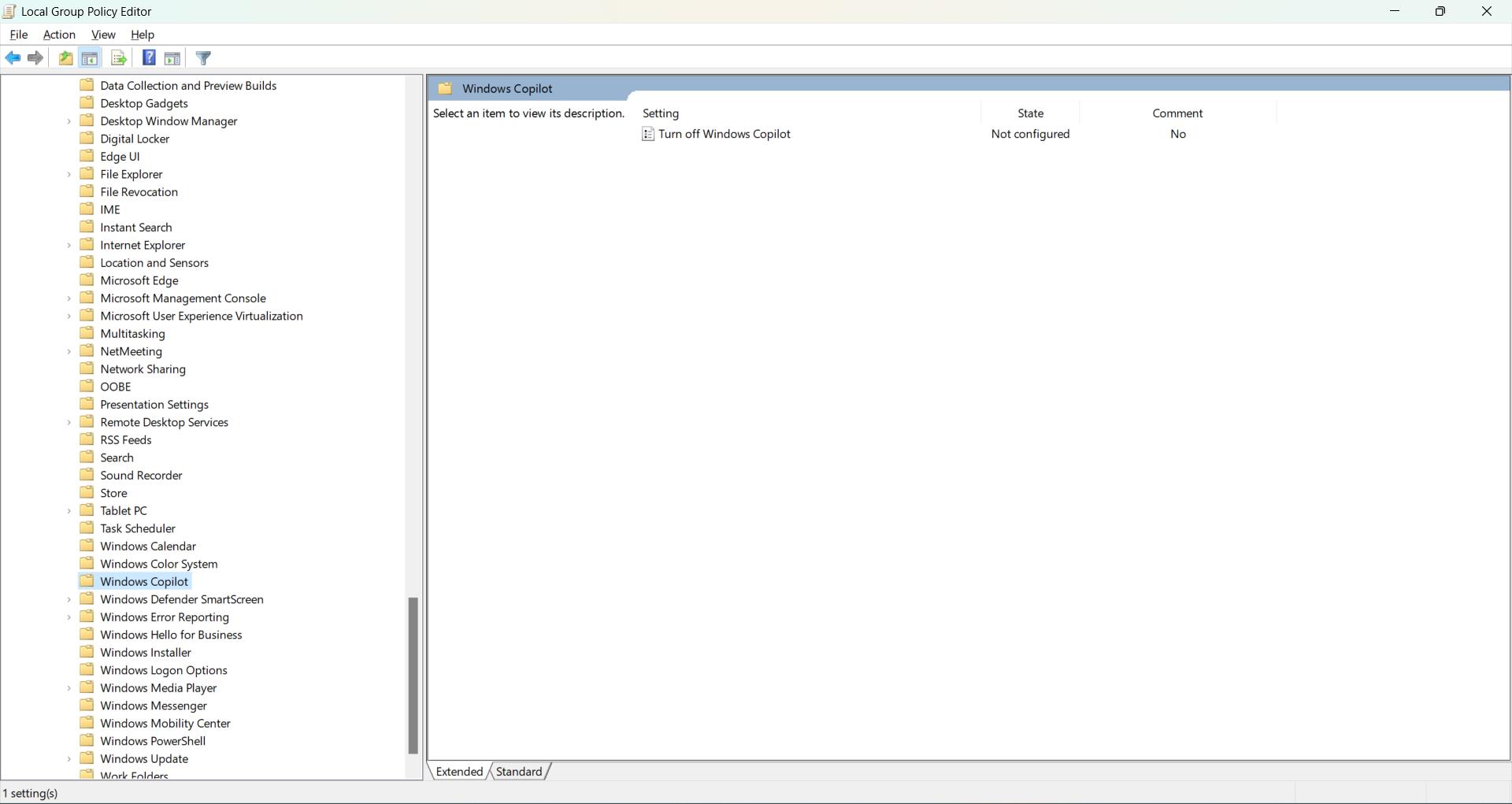 Goodbye, Copilot! 5 Swift Steps to Customize Your Windows 11 Experience 1 Disable Copilot Windows 11 Using Group Policy Editor